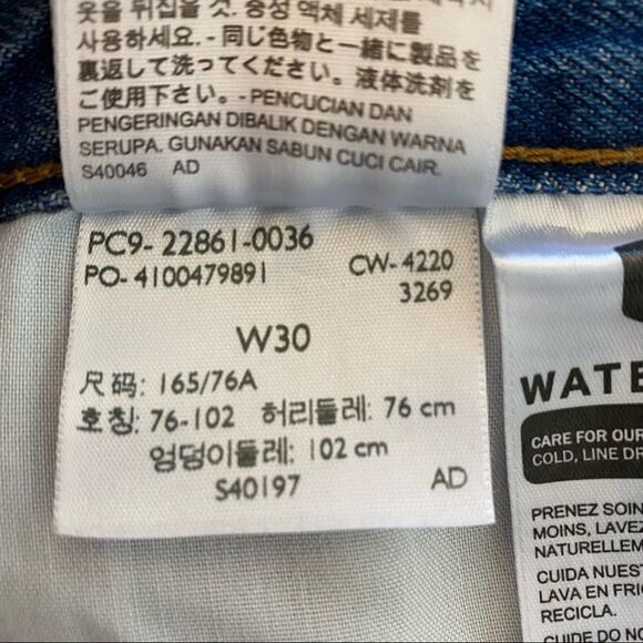 LEVI'S Wedgie Icon Fit Jeans Shut Up (Size:30) - Picture 14 of 16